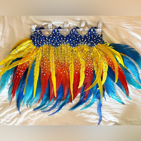 WBFF FMG Phoneix Themewear Costume Couture Bikini - Picture 8 of 14